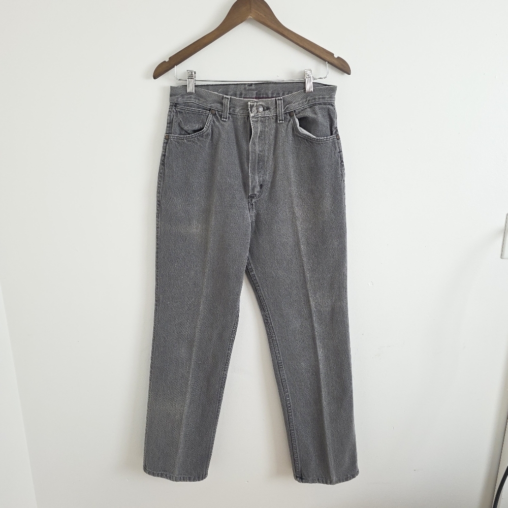 Vintage Wrangler Straight Gray Jeans